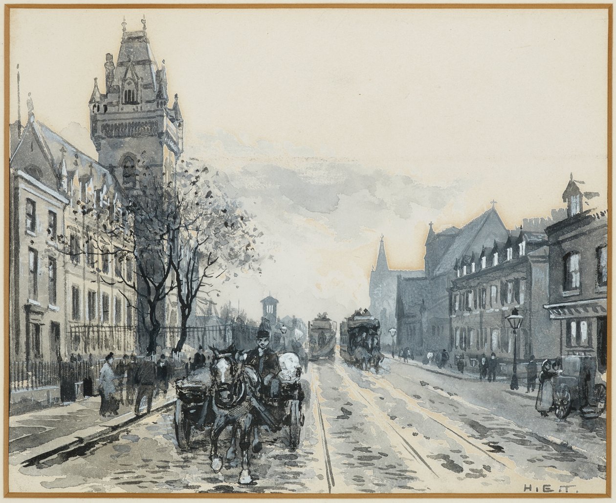 Nichollin sairaala, Hyde Road tekijältä Henry Edward Tidmarsh