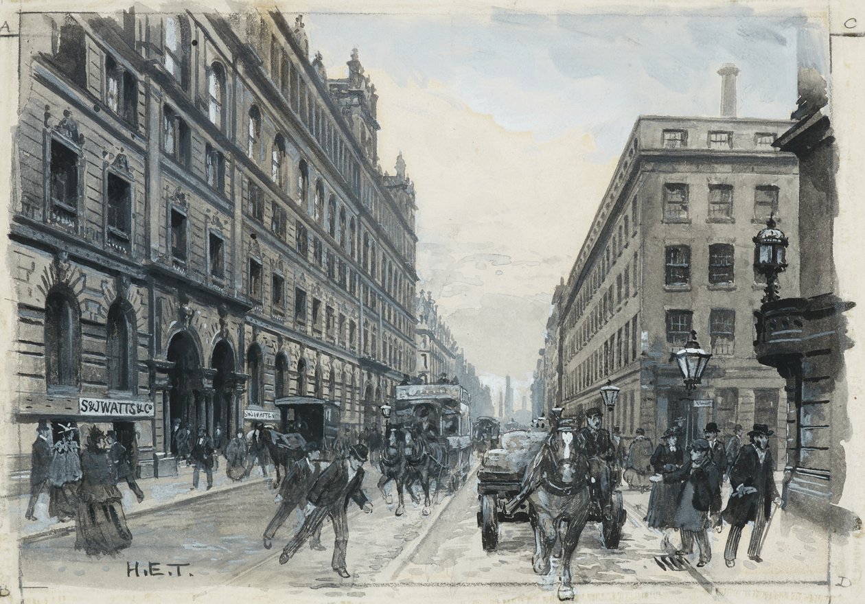 Portland Street Warehouses tekijältä Henry Edward Tidmarsh