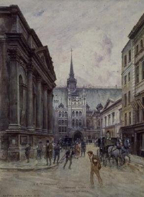 St. Lawrence Jewry ja Guildhall tekijältä Henry Edward Tidmarsh