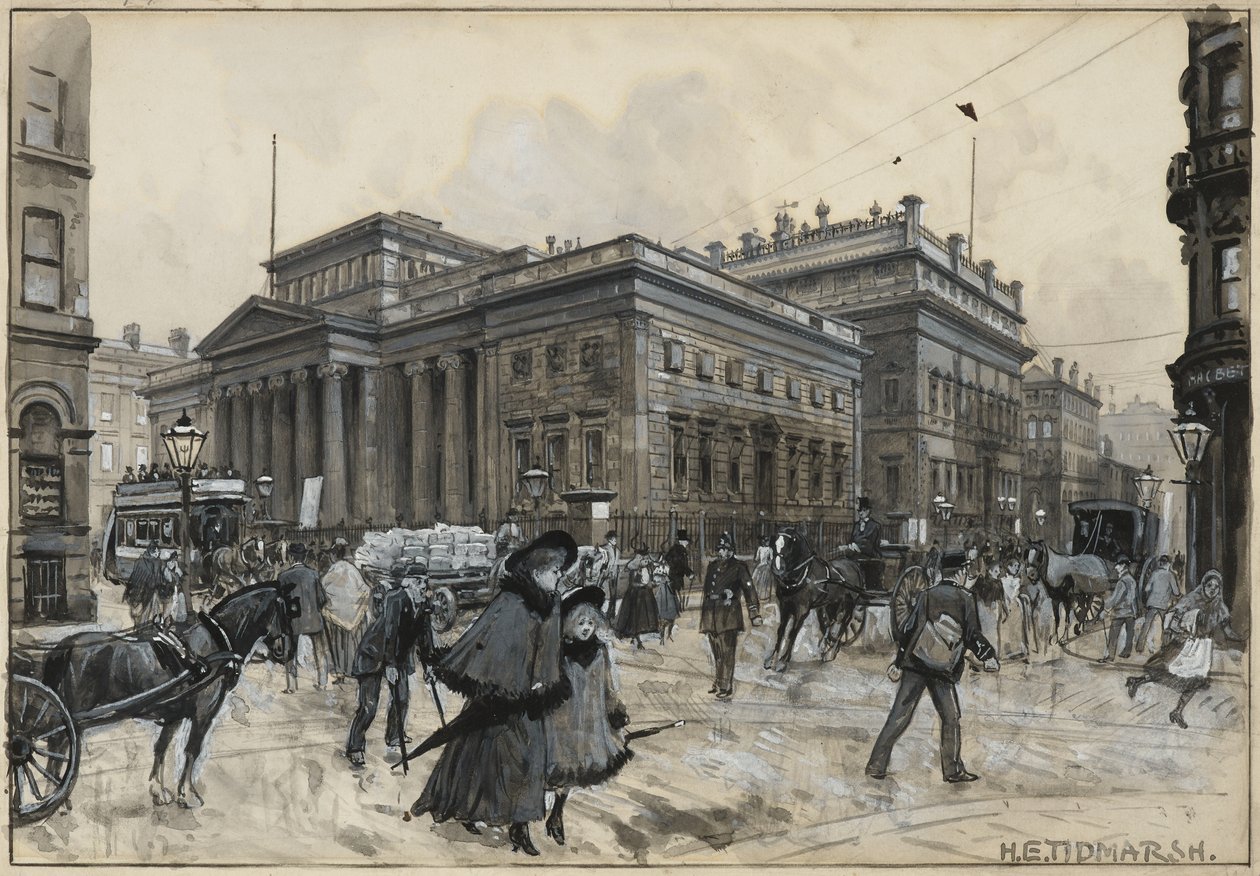 Taidegalleria, Mosley Street ja Atheneum tekijältä Henry Edward Tidmarsh