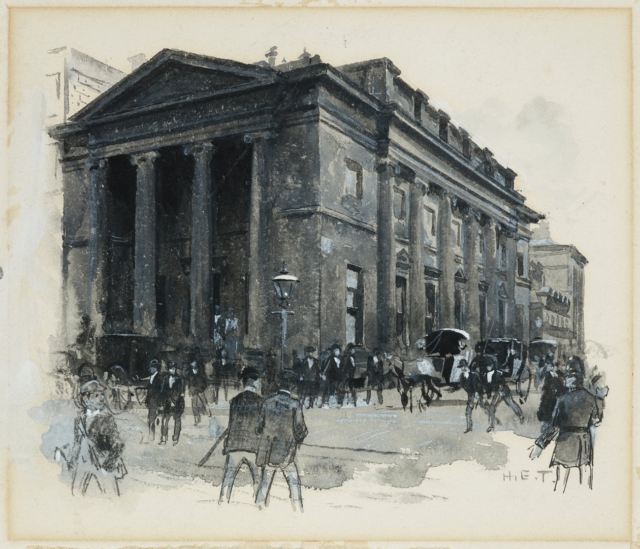 Porticon kirjasto, Mosley Street tekijältä Henry Edward Tidmarsh