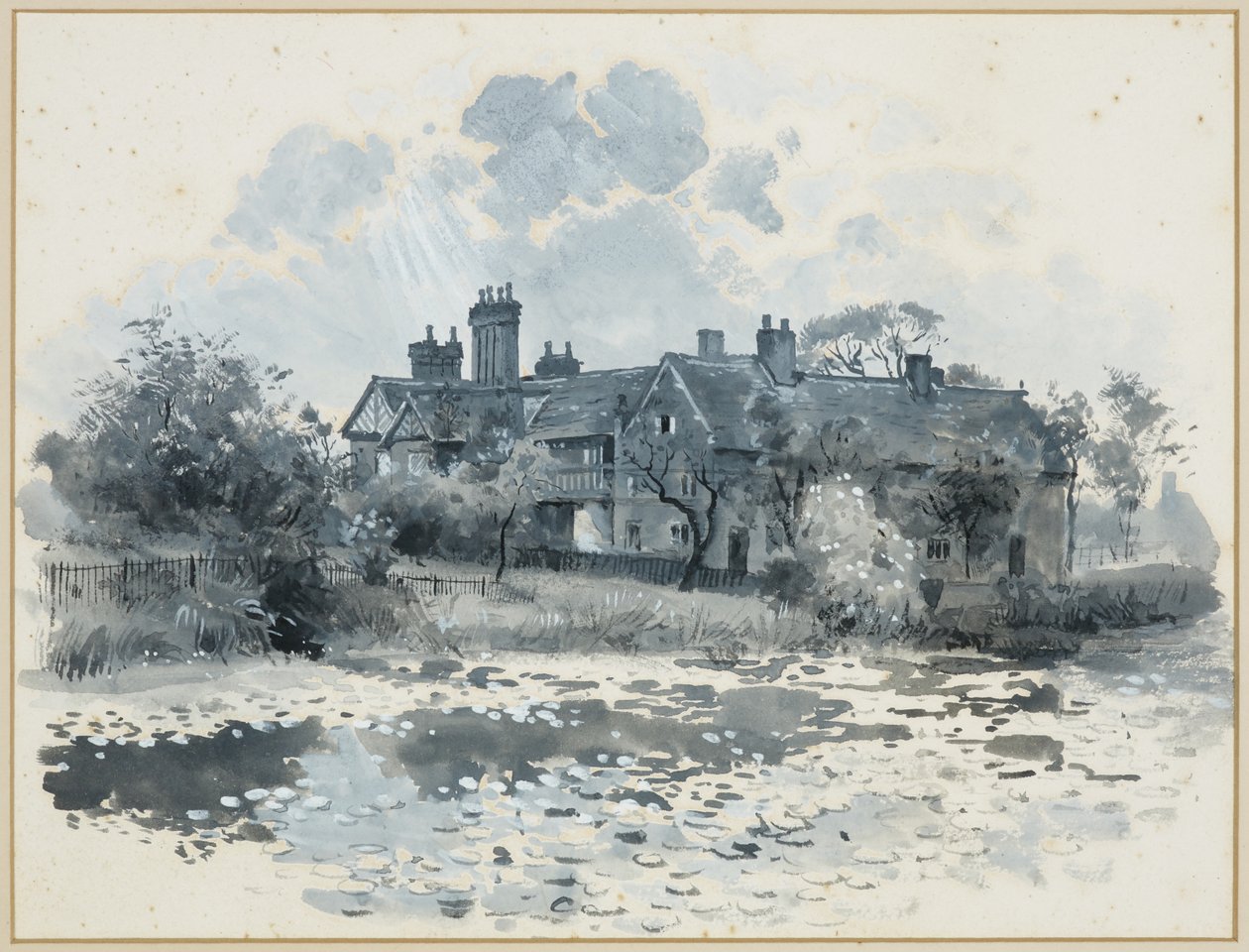 Wardley Old Hall tekijältä Henry Edward Tidmarsh