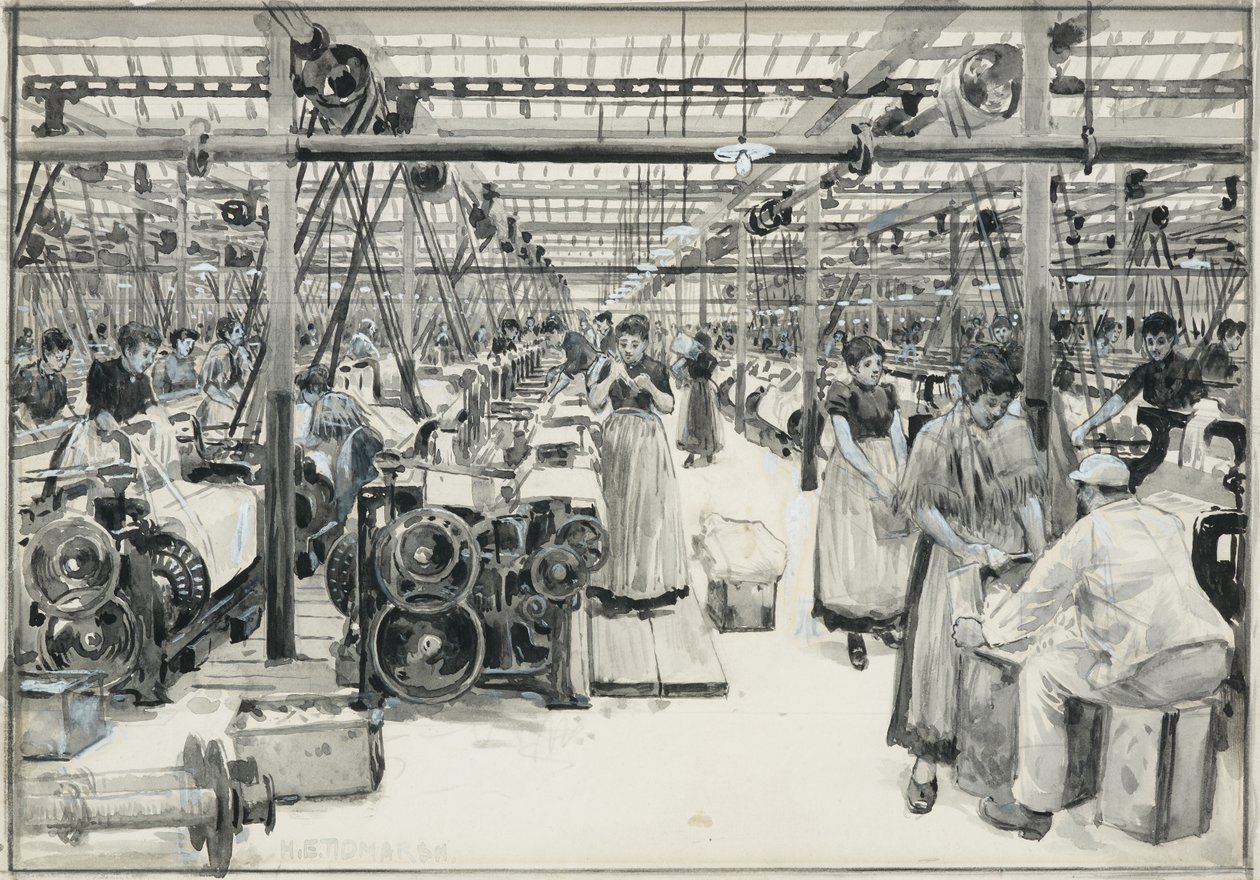 Weaving Sheds, Howarthin tehtaat tekijältä Henry Edward Tidmarsh