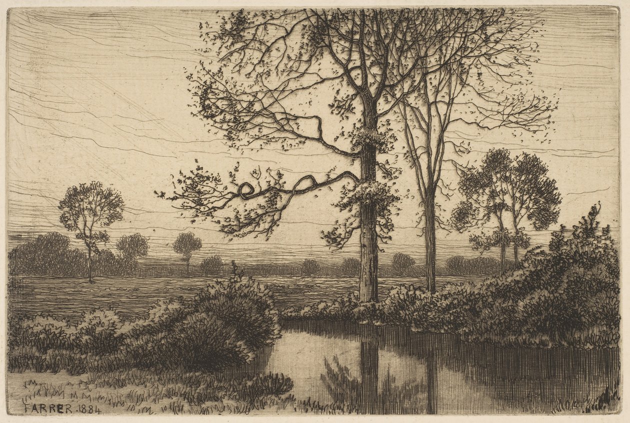 Syksyn harmaa ja melankolia, 1884. tekijältä Henry Farrer