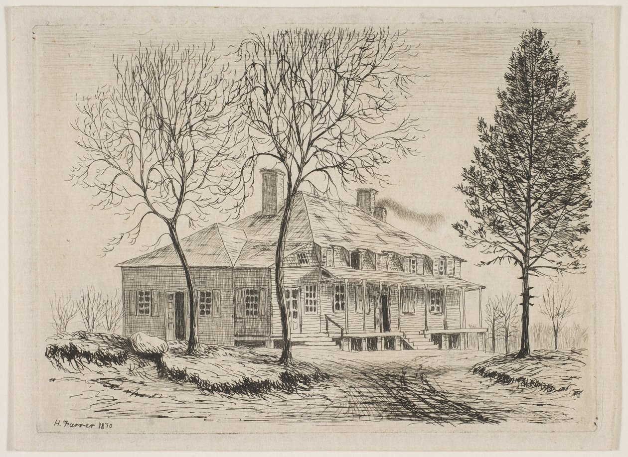 Somerindyck House Scenes of Old New Yorkista, 1870. tekijältä Henry Farrer