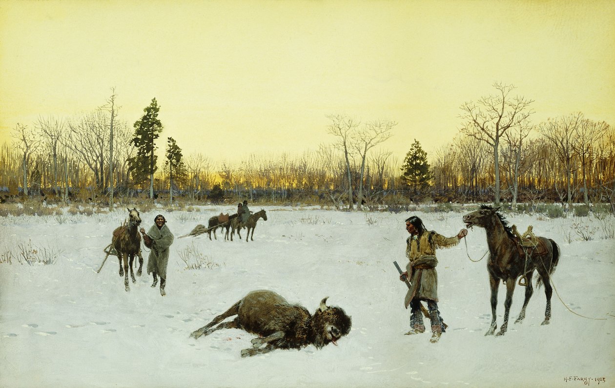 Onnekas laukaus, 1903 tekijältä Henry Francois Farny
