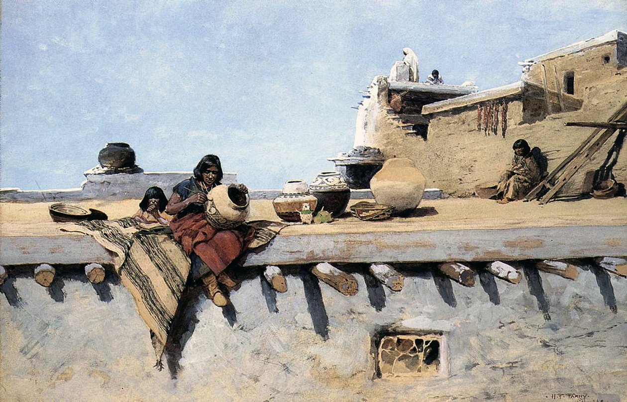 Intialainen maalausruukku tekijältä Henry Francois Farny
