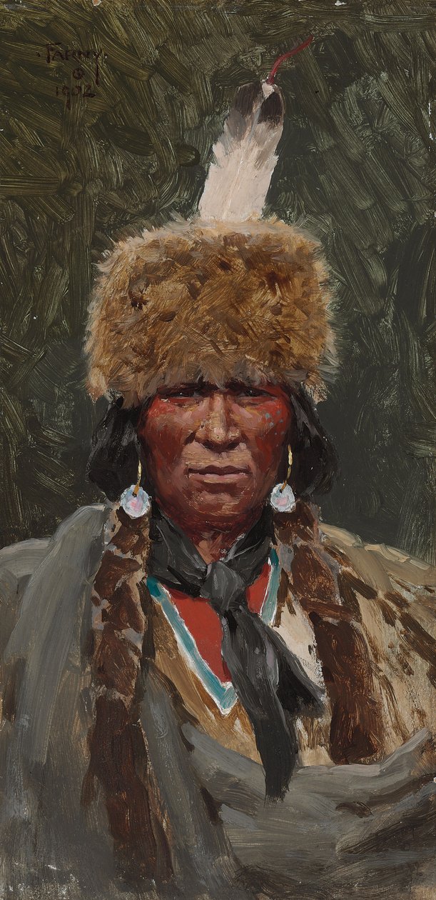 Ogallalan palopäällikkö, 1902 tekijältä Henry Francois Farny