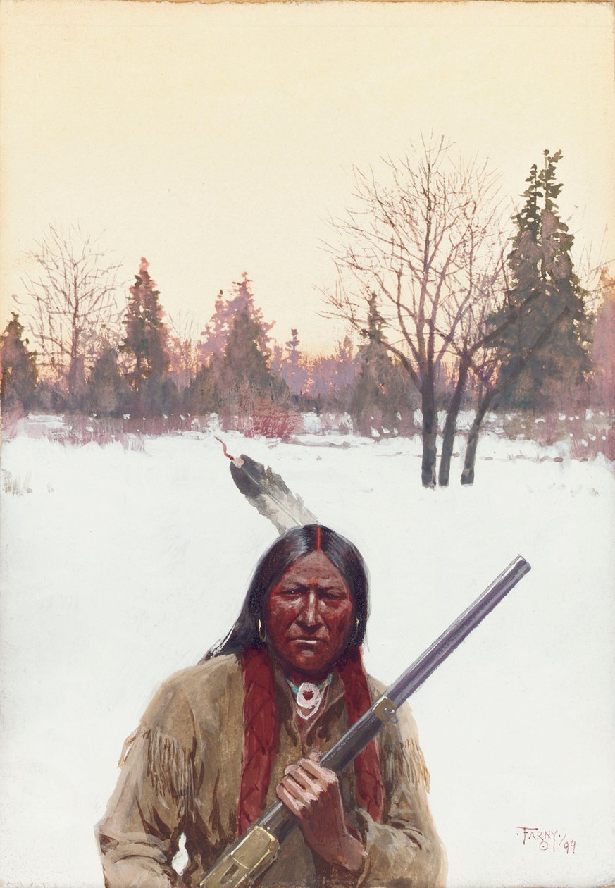 Hunter, 1899 tekijältä Henry Francois Farny