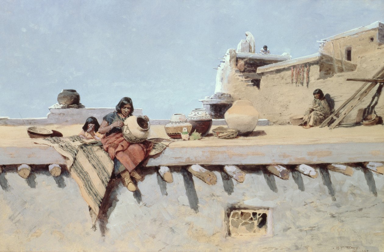 Maalausruukut, 1880 tekijältä Henry Francois Farny