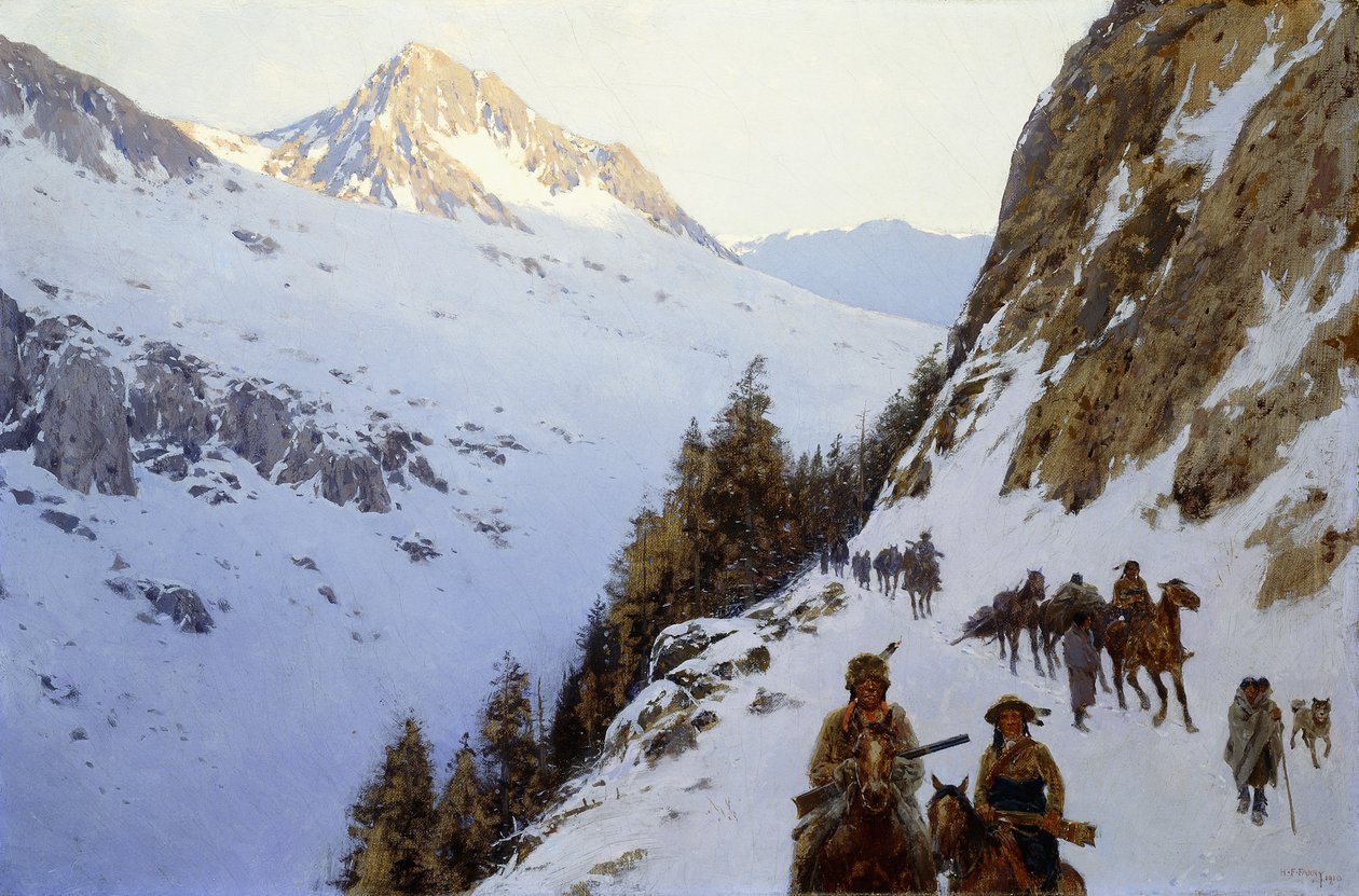 Polku solan yli, 1910 tekijältä Henry Francois Farny