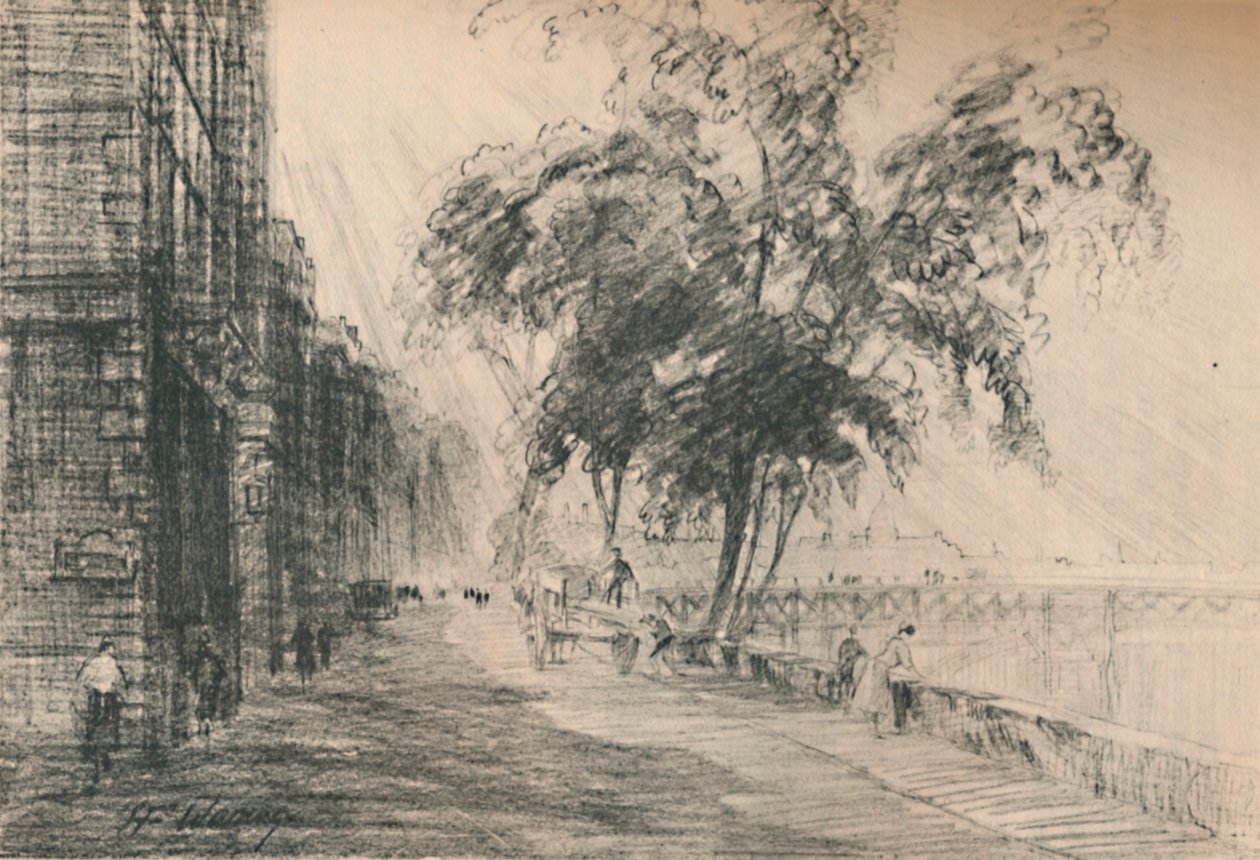 Kaikista Pariisin kaduista Seine on mielenkiintoisin, vuodet 1927, 1927 tekijältä Henry Franks Waring