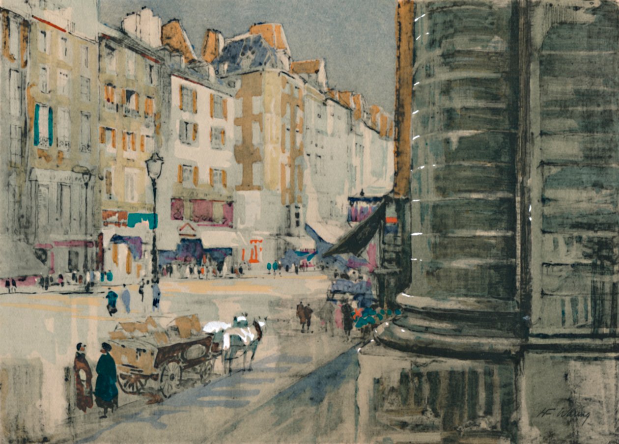 The Revolutionsin oma Saint-Antoinen katu, vuodelta 1927, 1927 tekijältä Henry Franks Waring