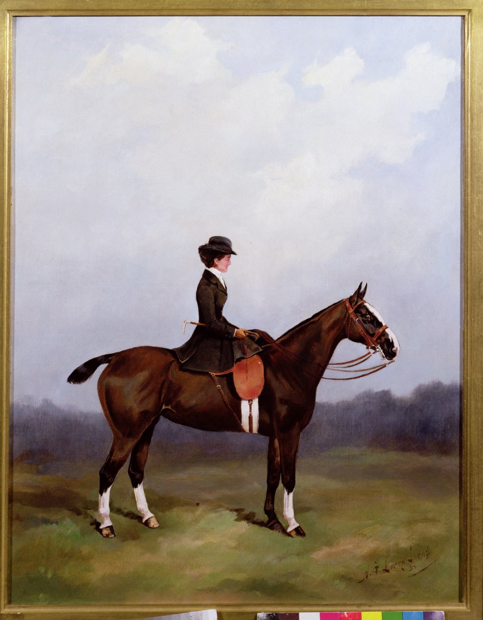 Lady Riding Side-satula tekijältä Henry Frederick Lucas Lucas
