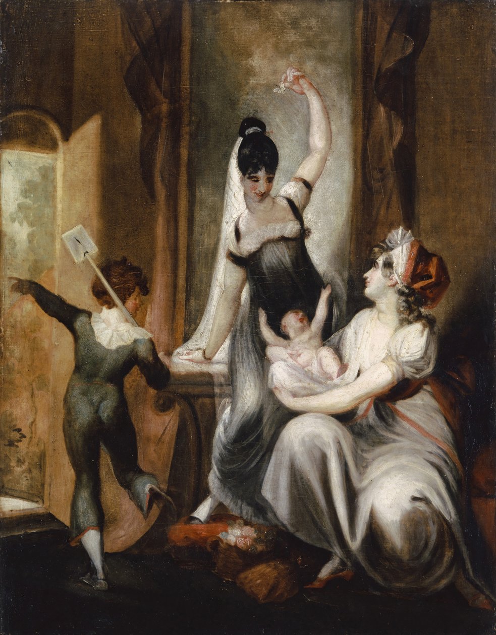 Äiti perheensä kanssa maaseudulla, 1806-7 tekijältä Johann Heinrich Füssli