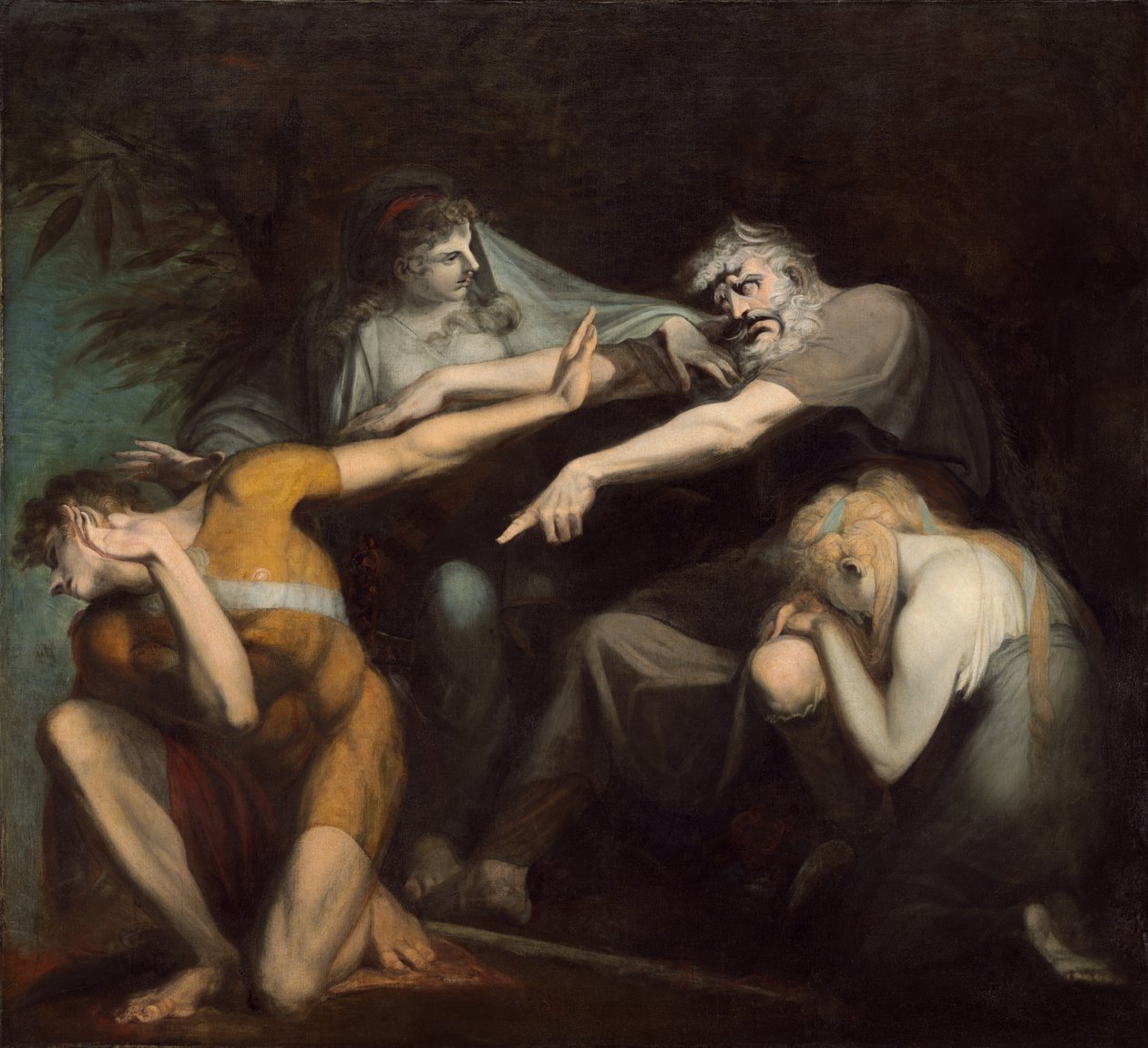 Oidipus kiroaa poikansa Polynikeksen tekijältä Johann Heinrich Füssli