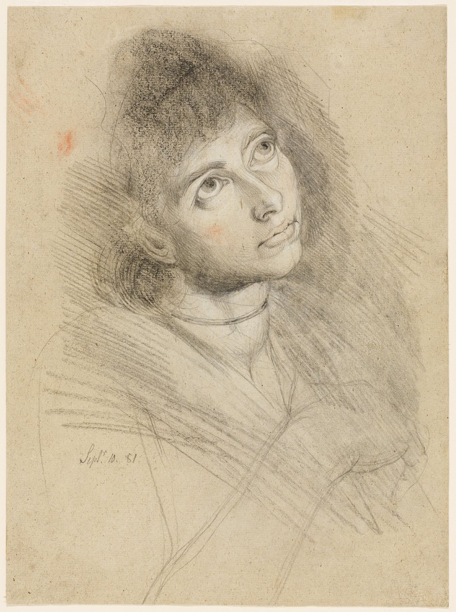 Naisen muotokuva (Martha Hess) tekijältä Johann Heinrich Füssli