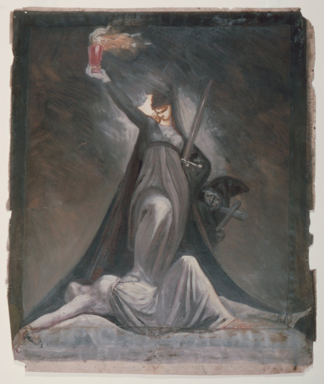 Study for Inquisition, kuvitus Columbiadille tekijältä Johann Heinrich Füssli