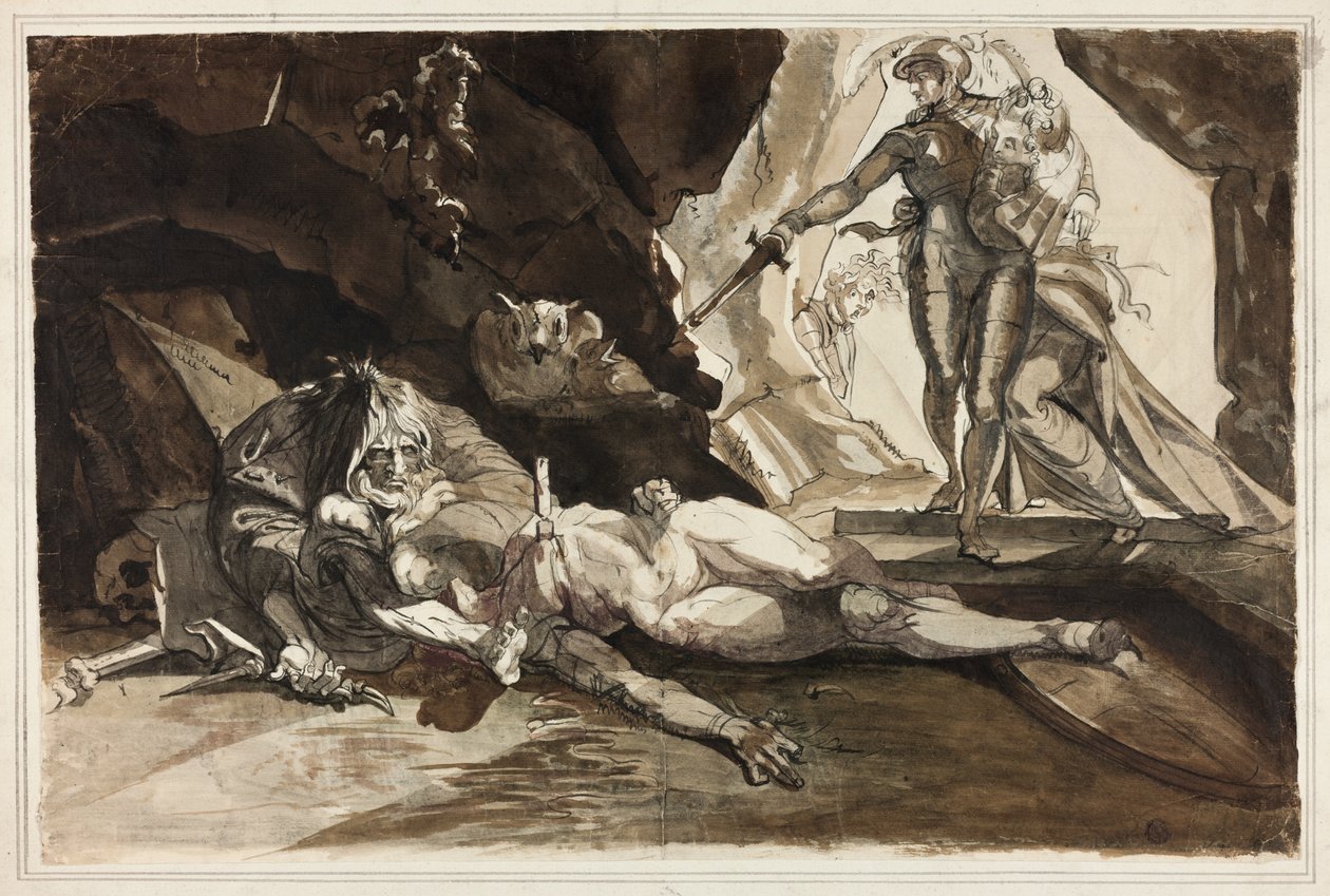 Epätoivon luola tekijältä Johann Heinrich Füssli
