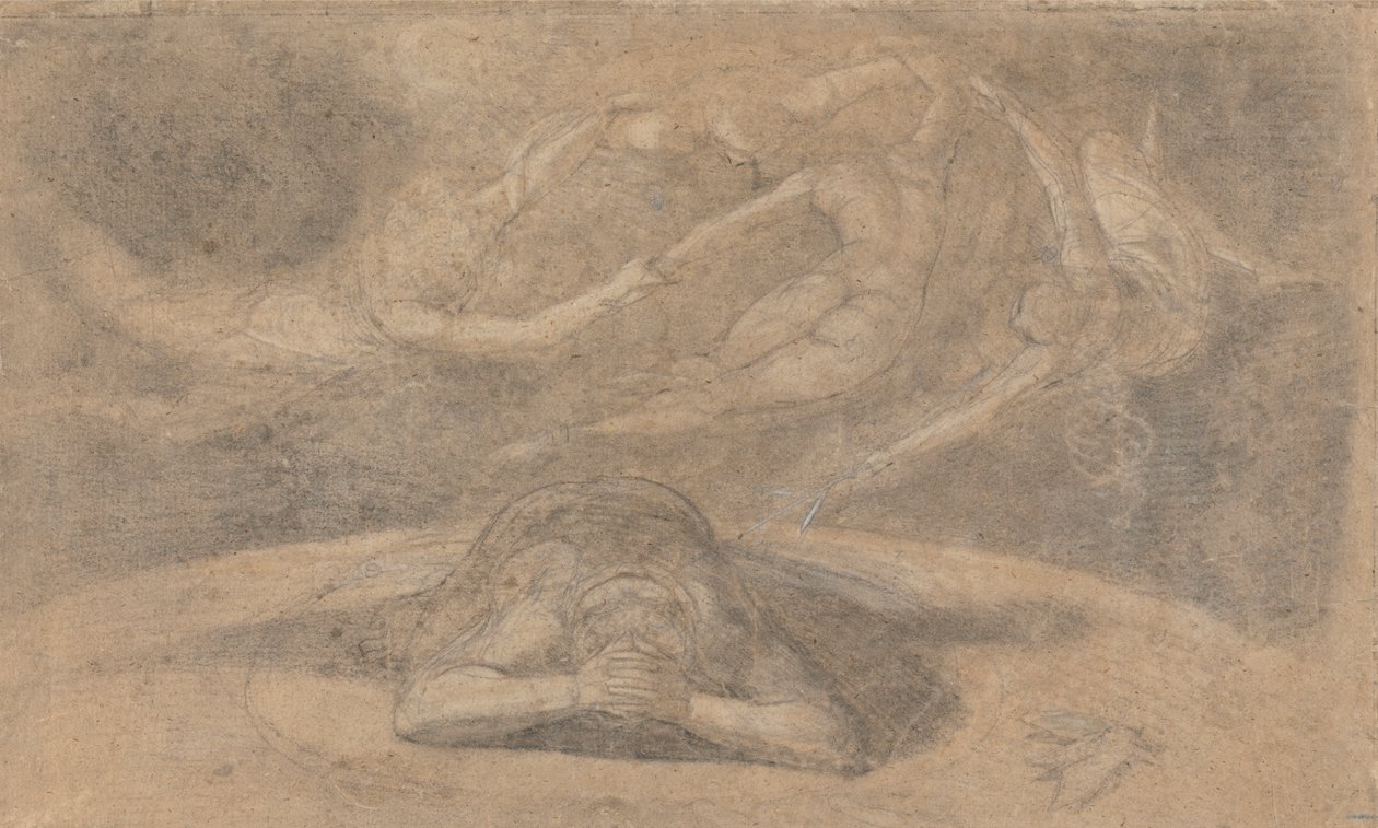 Talonpojan unelma, Kadonnut paratiisi, kirja 1, 781-88 tekijältä Johann Heinrich Füssli