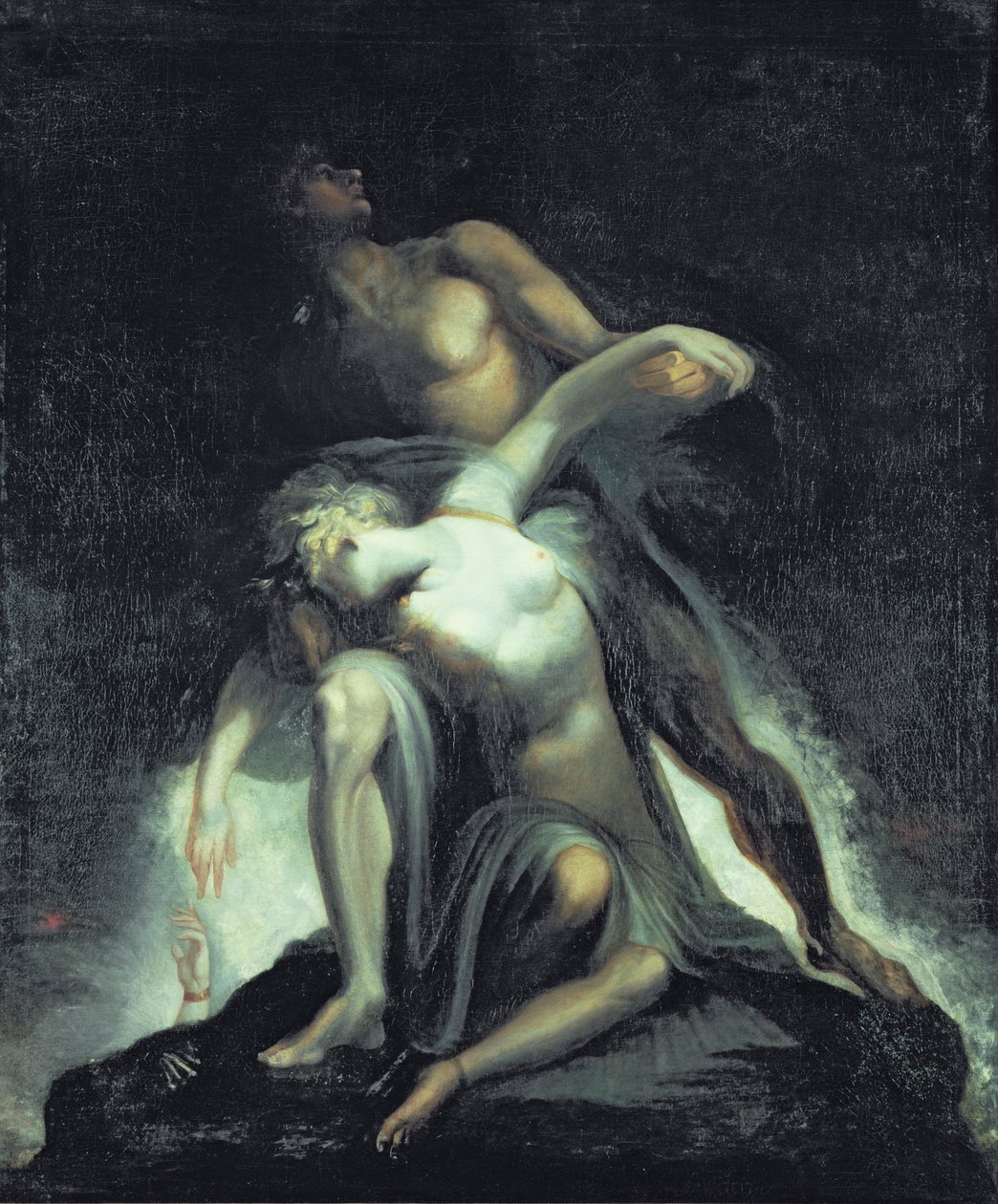 Vision of the Deluge, John Miltonin (1608-74) "Kadonnut paratiisi" tekijältä Johann Heinrich Füssli
