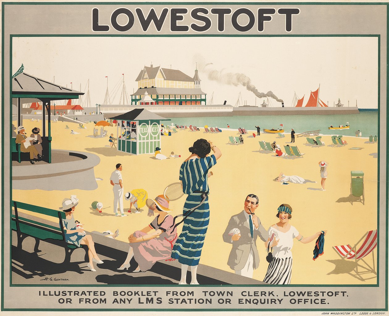 Lowestoftin julistemainonta tekijältä Henry George Gawthorn