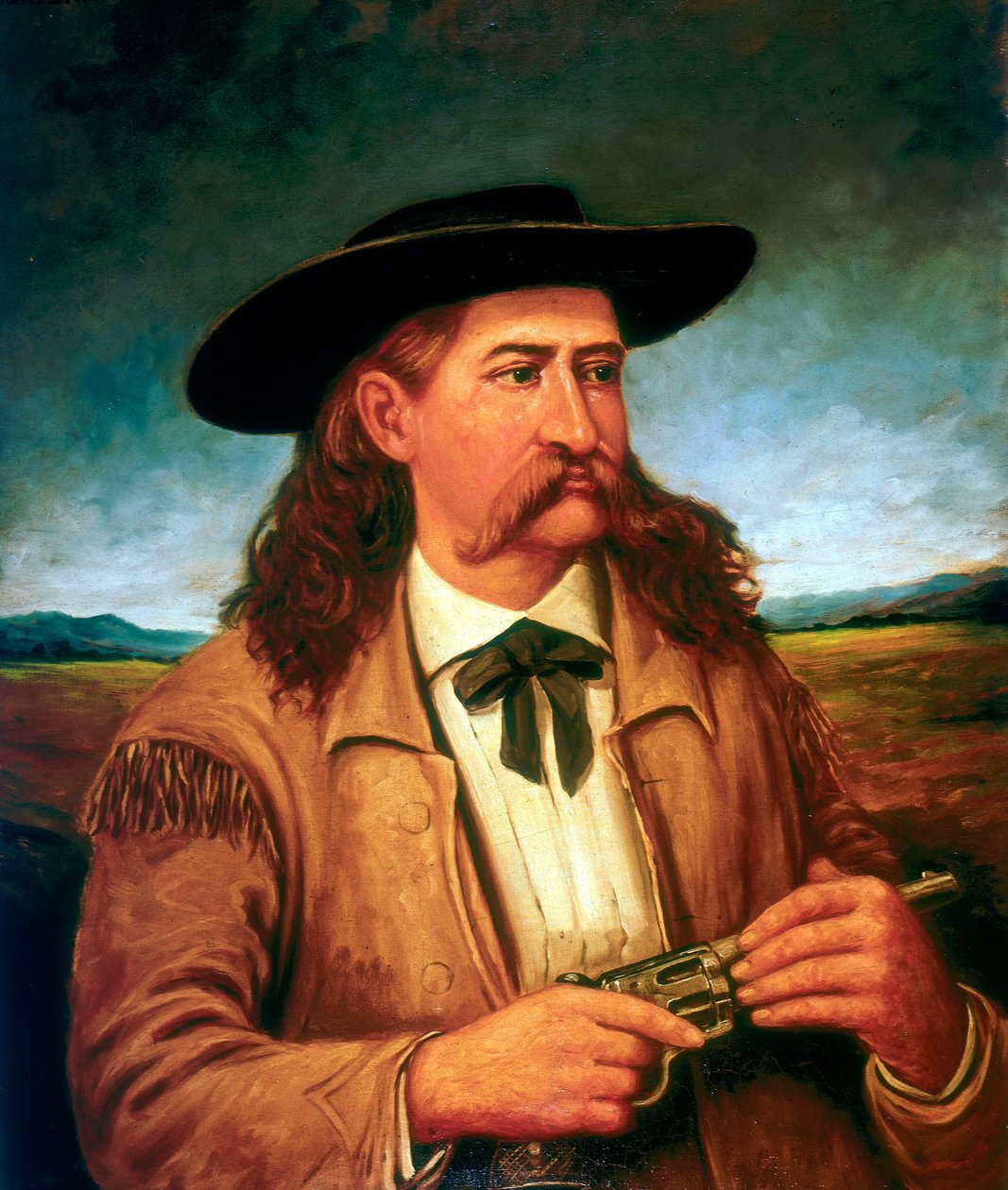 James Butler "Wild Bill" Hickock 1837-1876, yhdysvaltalainen partiolainen ja lakimies, 1874 tekijältä Henry H Cross
