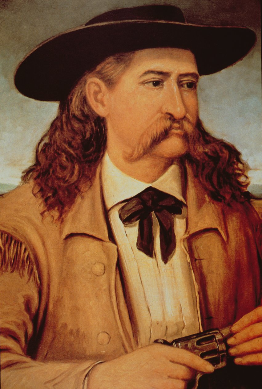 James Butler "Wild Bill" Hickok (1837-76) 1874 (öljy kankaalle) tekijältä Henry H. Cross