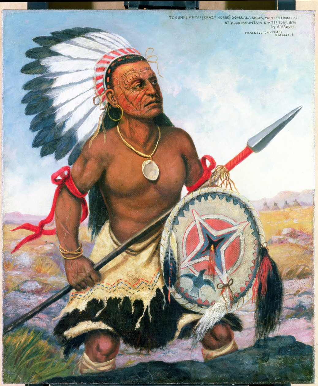 Hullun hevosen muotokuva, 1876 tekijältä Henry H. Cross