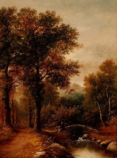 Onkija Woodland Streamin varrella tekijältä Henry Harris