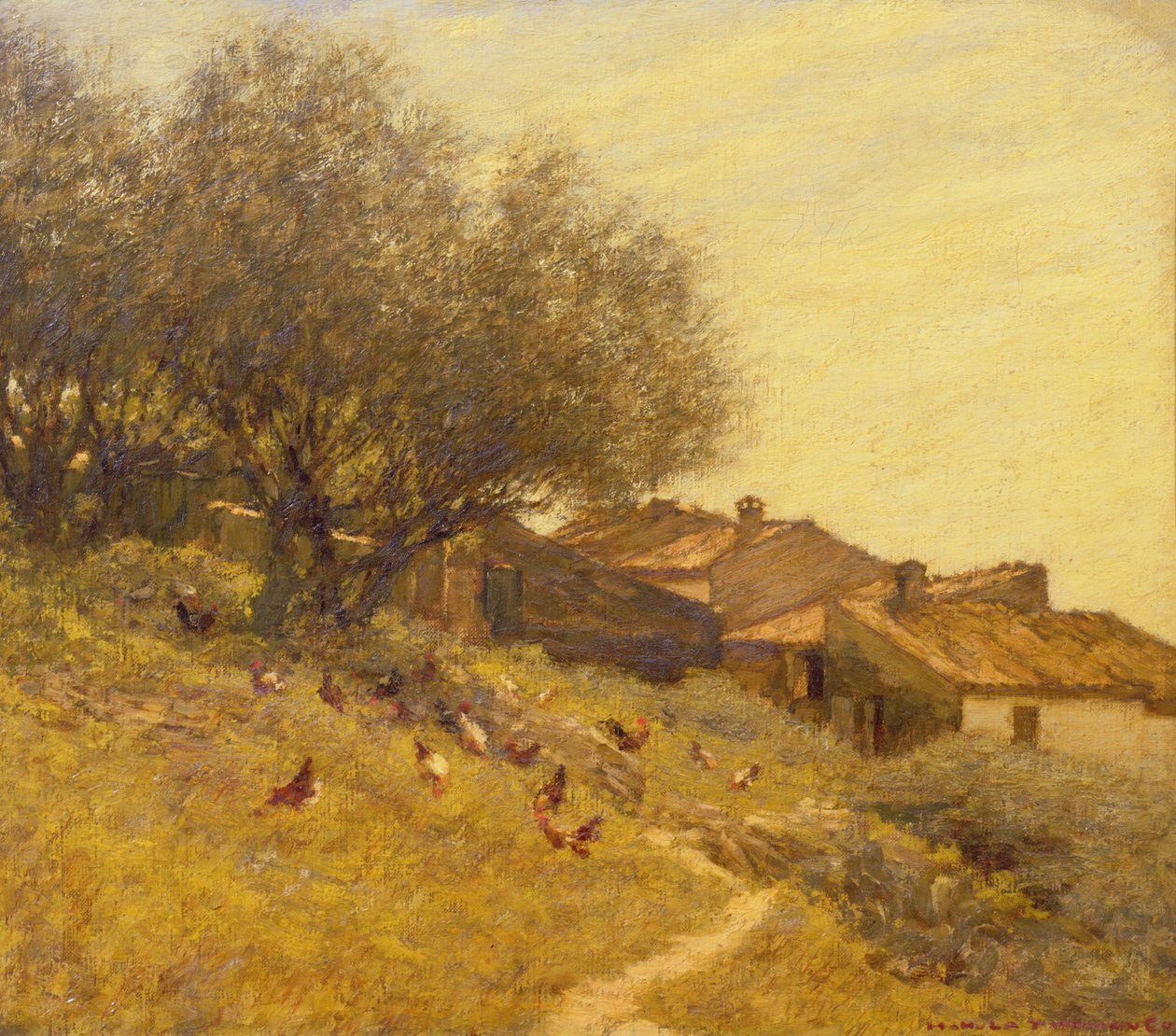 Hillside Village Provencessa tekijältä Henry Herbert La Thangue