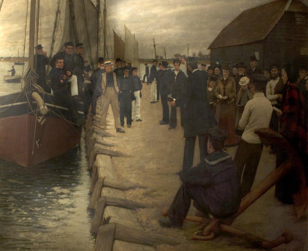 Tehtävä merimiehille, 1891 tekijältä Henry Herbert La Thangue