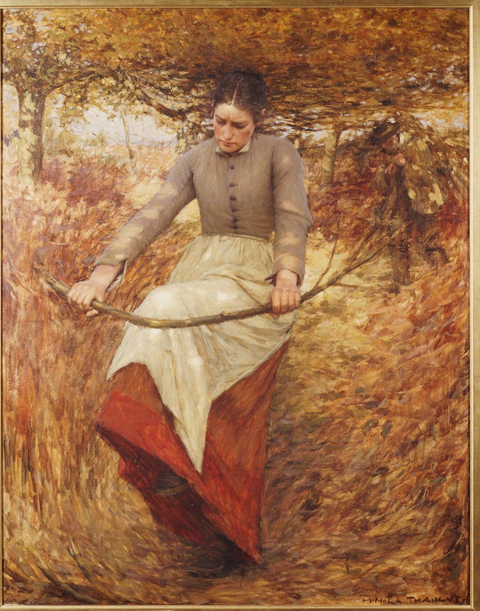 Syksyinen aamu tekijältä Henry Herbert La Thangue