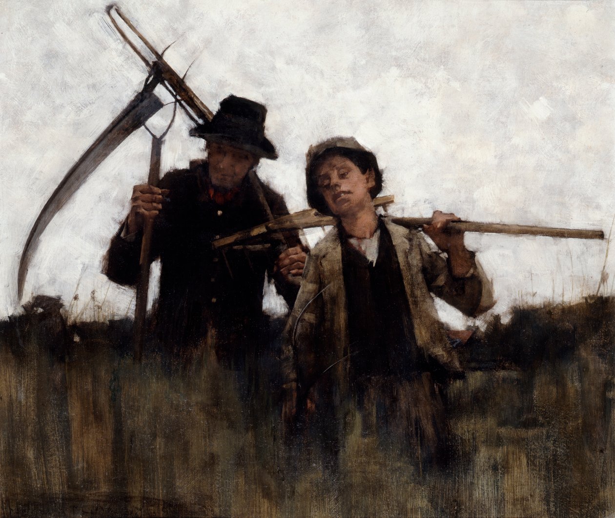 Maataloustyöläiset, 1875-1929 tekijältä Henry Herbert La Thangue