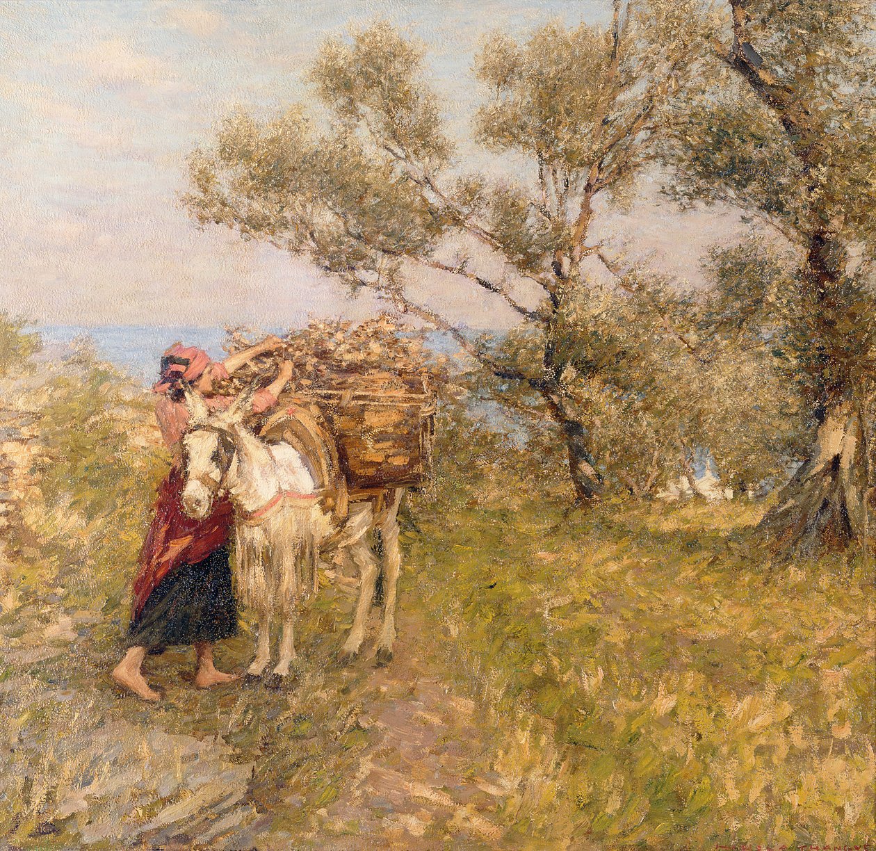 Ligurian oliivit tekijältä Henry Herbert La Thangue