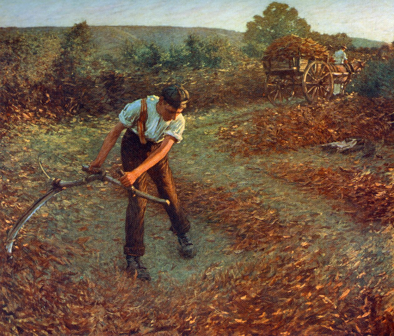 Mowing Bracken, c1903, 1912. tekijältä Henry Herbert La Thangue