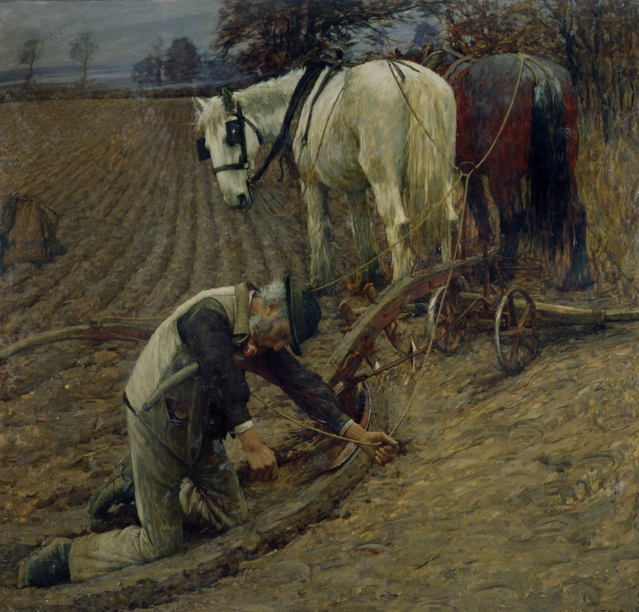 Viimeinen vao, 1895 tekijältä Henry Herbert La Thangue