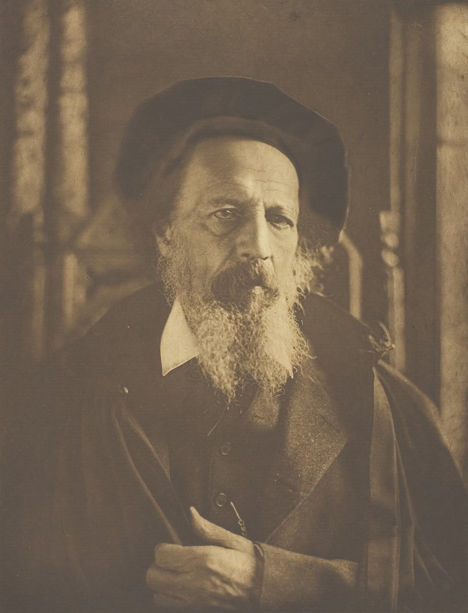 Alfred, Lord Tennyson, 1888, painettu n. 1893. tekijältä Henry Herschel Hay Cameron