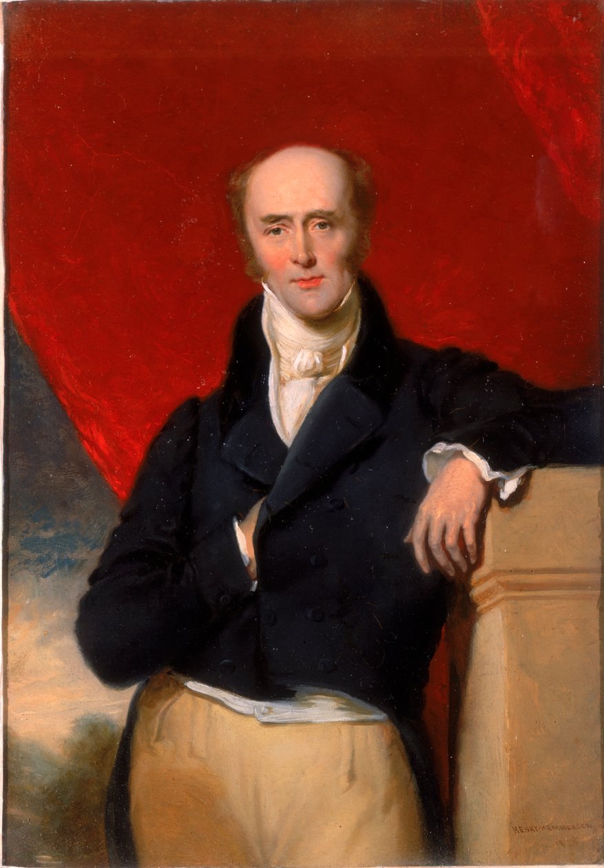 Oikean arvoisan Earl Grayn muotokuva K.G., 1848 tekijältä Henry Hetherington Emmerson