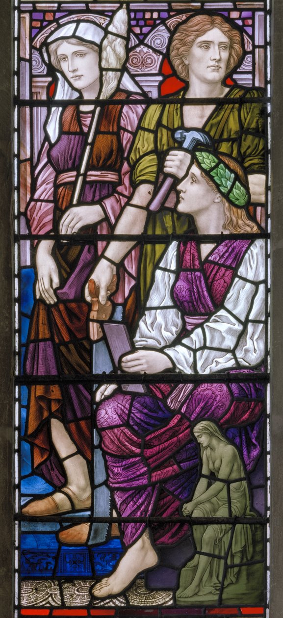 Buckland, St Mary, Lowndes & Drury, Henry Holiday, Arkkitehtuuri, 1918 tekijältä Henry Holiday