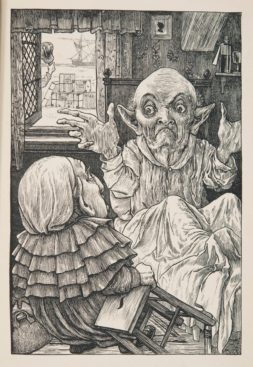 "Mutta oi, beamish veljenpoika, varo päivää", pubi. 1876. tekijältä Henry Holiday