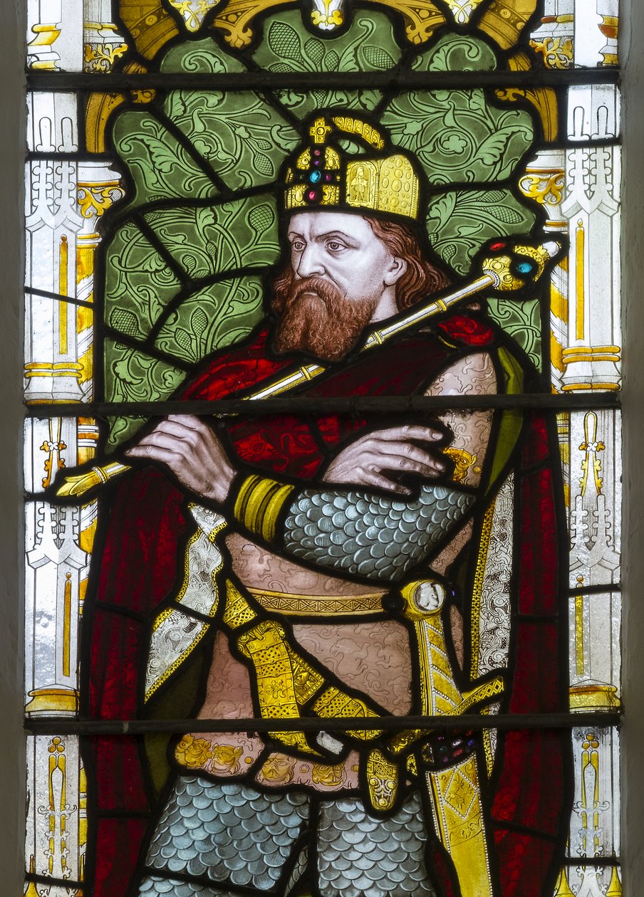 Cambridge, Trinity College, Heaton Butler & Bayne, Henry Holiday, Carolus, 1870, CA tekijältä Henry Holiday