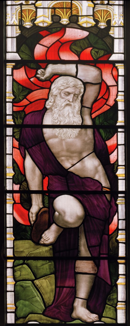 Evesham, All Saints, James Powell & Sons, Henry Holiday, Moses, 1882. tekijältä Henry Holiday
