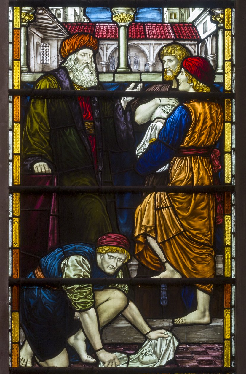 Westminster, St Margaret, James Powell & Sons, Henry Holiday, Vertaus kyvyistä, 1883 tekijältä Henry Holiday