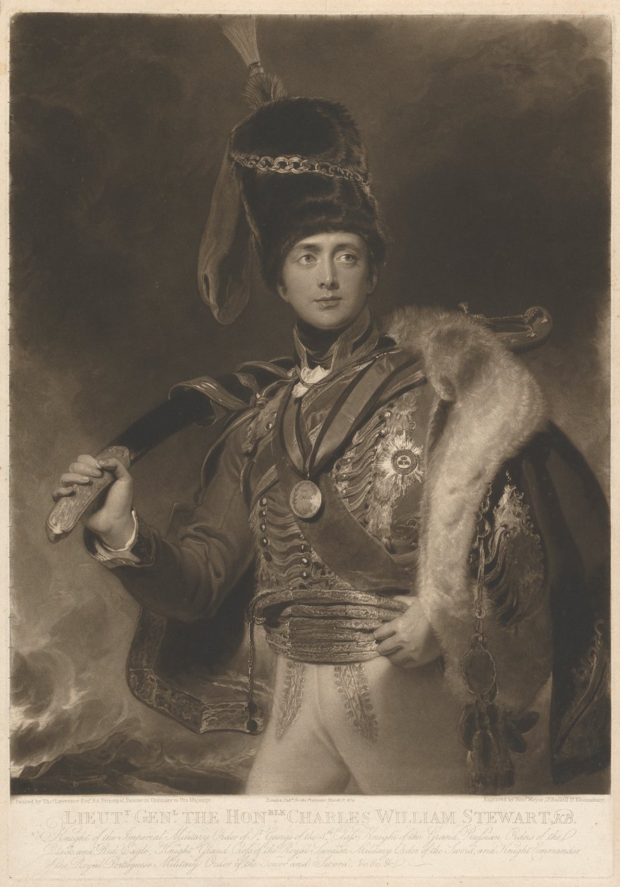 Kunniamerkki Charles William Steward Vane, Londonderryn kolmas markiisi tekijältä Henry Hoppner Meyer