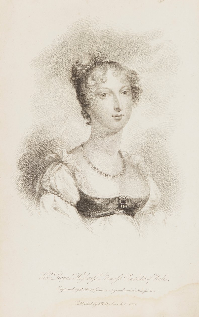 Walesin prinsessa Charlotte Augusta tekijältä Henry Hoppner Meyer