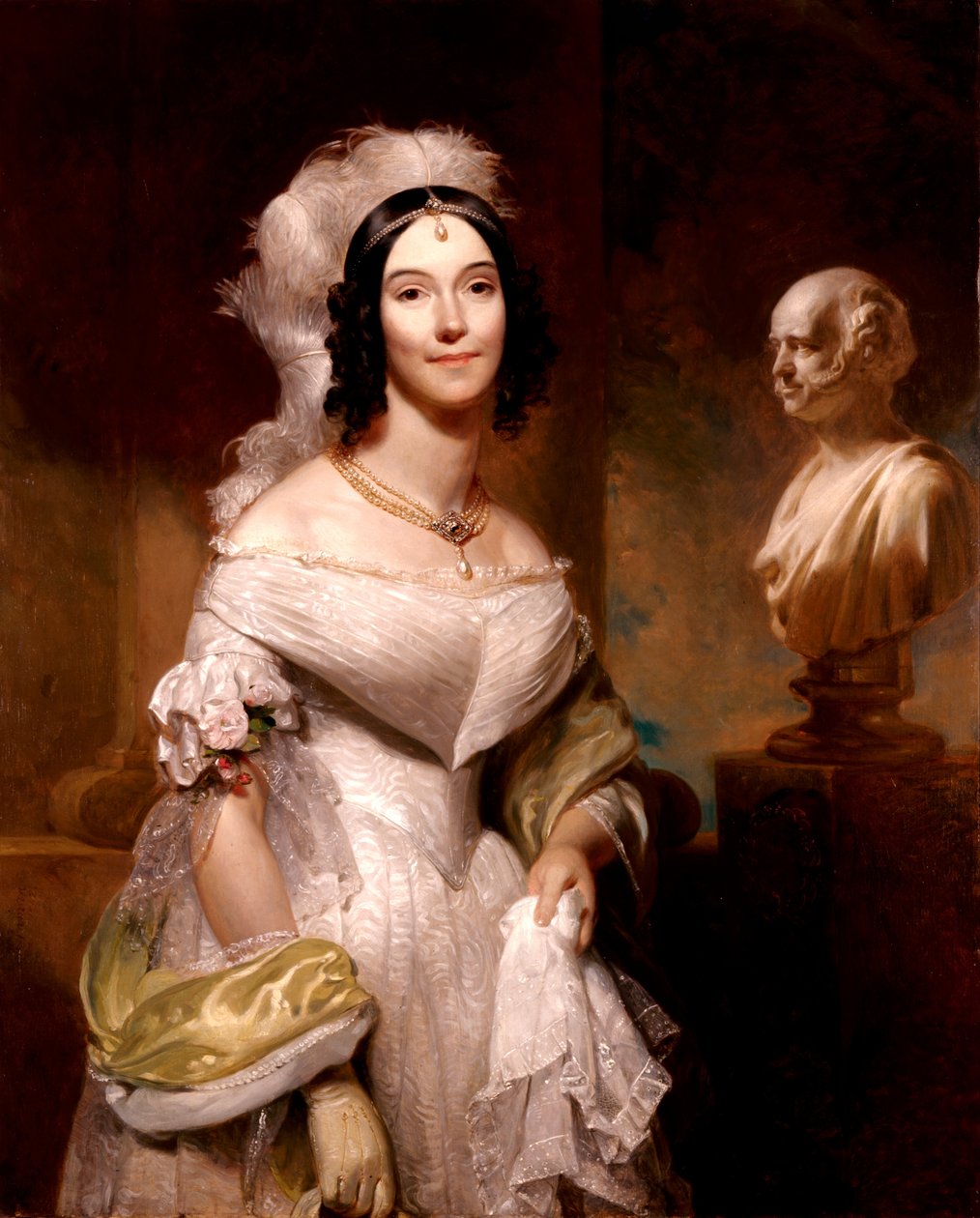 Angelica Singleton Van Buren (rouva Abraham Van Buren) tekijältä Henry Inman