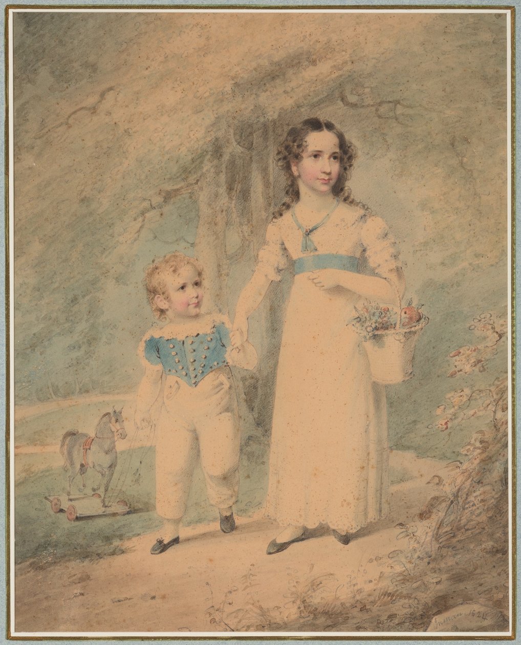 Lapset puistossa tekijältä Henry Inman