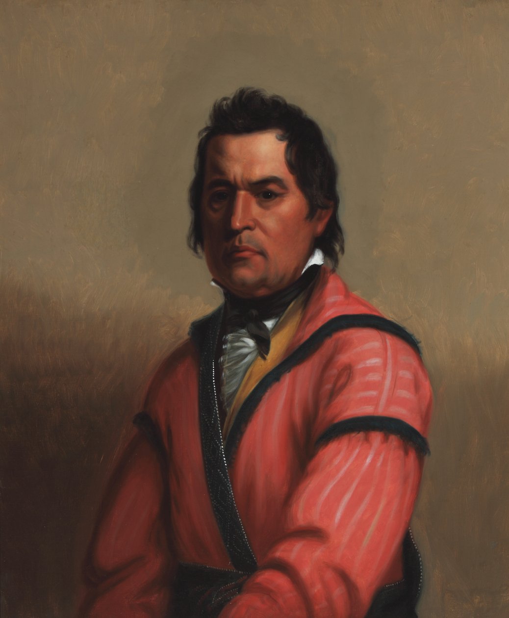 John Stidham, Eolo (Creek) 1831 (Öljy kankaalle) tekijältä Henry Inman