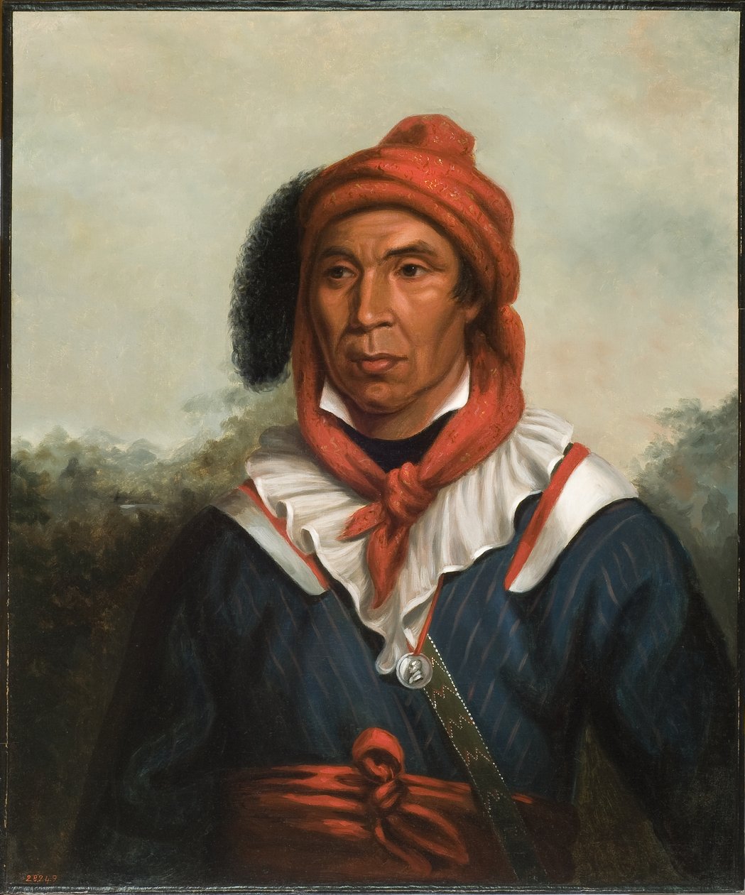 Julcee-Mathla (Seminole), noin 1831-33 tekijältä Henry Inman